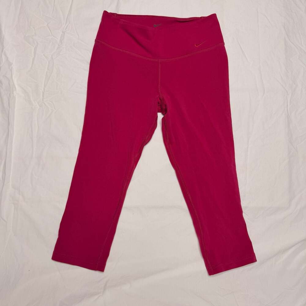 VTG Nike Pink Capris Crop Leggings Size XS